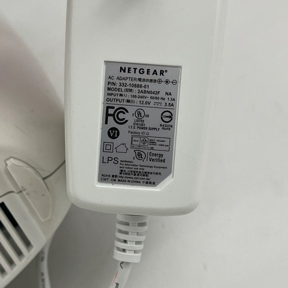 NETGEAR Orbi‎ Router RBR50 WiFi System Mesh Network Extender White w/Power Cord - Picture 7 of 8